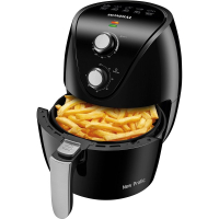 Fritadeira Elétrica Sem Óleo - Air Fryer Mondial AF-31 New Pratic 3,5L Preta Com Timer 127v