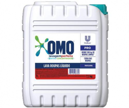 Sabão Líquido Omo Lavagem Perfeita Pro Galão 7 Litros – 1 Unidade