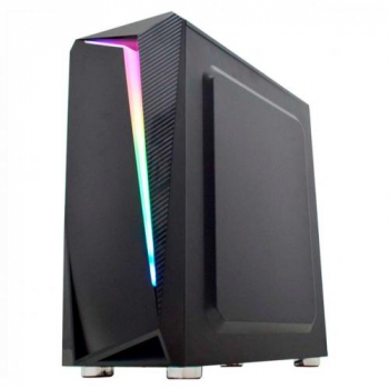 Gabinete Gamer K-Mex Hawk 4 CG35KR LED RGB, Lateral em Vidro, Preto – CG35KRRH001CB0X