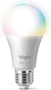Lâmpada Inteligente Mais Potente 15w Smart Color Rgb Wifi Elgin Compatível Com Alexa E Google Home