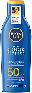 Nivea Sun Protetor Solar Protect & Hidrata Fps 50 200ml - Com Toque Seco, Rápida Absorção E Resistente À Água, Esse Protetor Solar Oferece Altíssima Proteção Ao Sol E Promove Hidratação À Pele