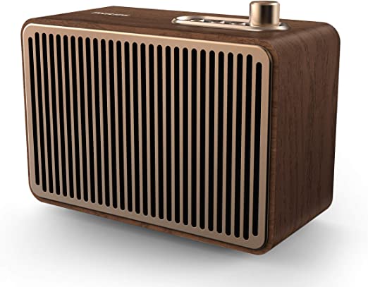 Caixa de som Philips vintage com conexões bluetooth, auxiliar e energia para 10 horas TAVS500/00