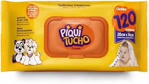 Piquitucho Toalhinhas Umed Premium 1 Unidade Com 120 Lenços Umedecidos