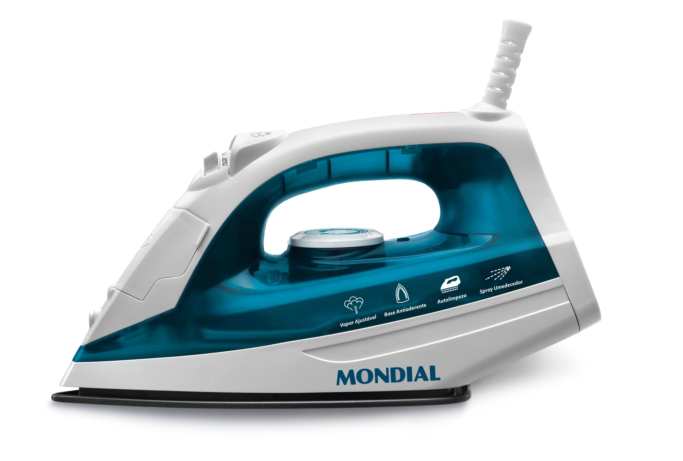MONDIAL Ferro A Vapor, Azul/Branco, 1200W, 110V - F-32