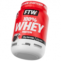 FTW 100% Whey Protein Com Proteína Concentrada WPC, Suplemento Alimentar