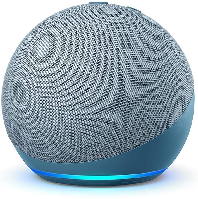 Novo Echo Dot (4ª Geração): Controle músicas por voz com Alexa - Cor Azul