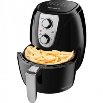 Fritadeira Elétrica Sem Óleo – Air Fryer Mondial AF-34 3,2L 1270W Preta