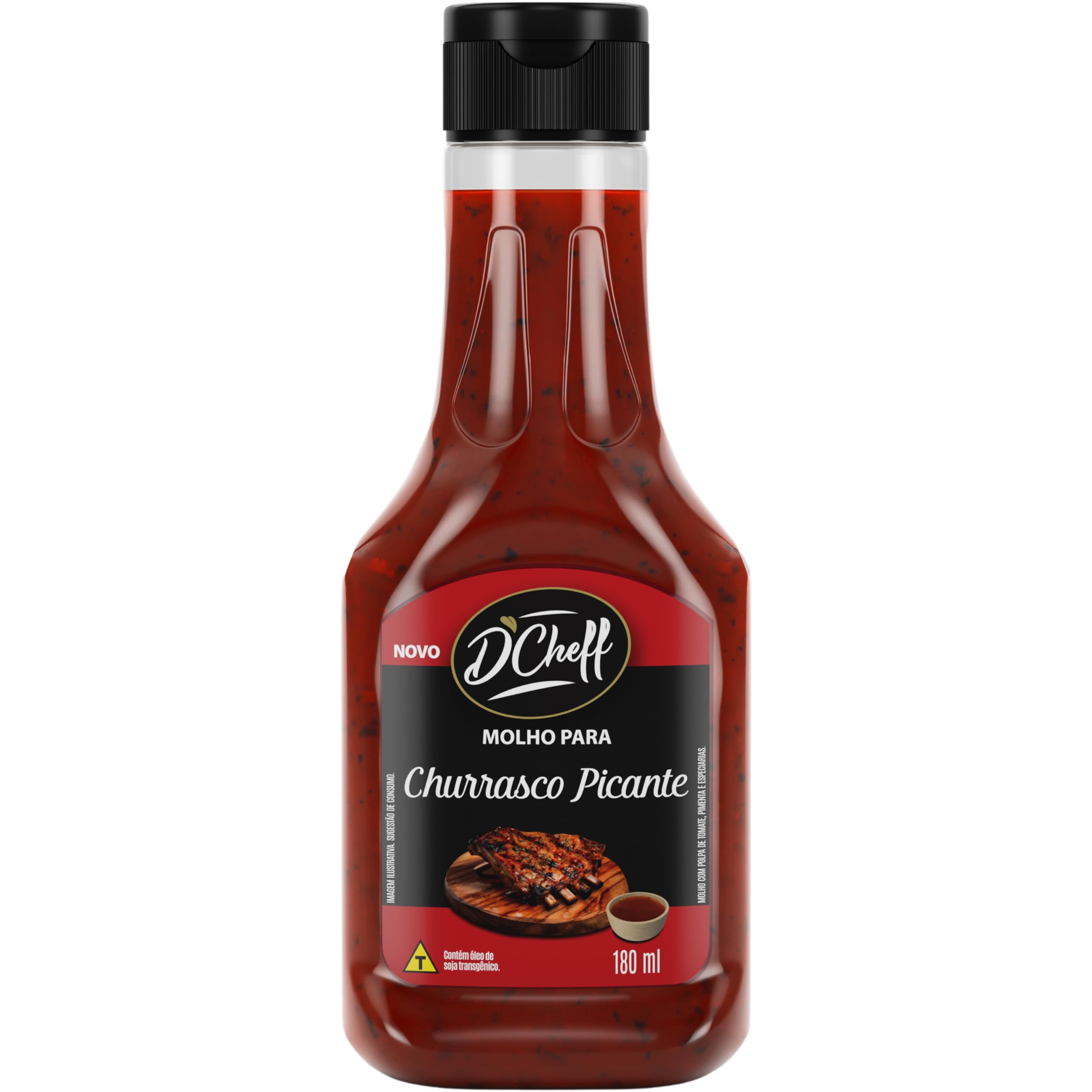 D'cheff, Molho Para Churrasco Picante, 180ml