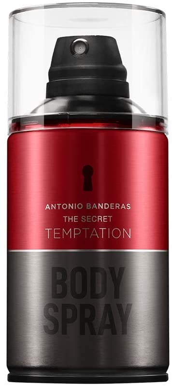 Antonio Banderas The Secret Temptation Body Spray 250Ml, Antonio Banderas, ANTONIO BANDERAS