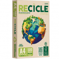 Papel Recicle A4 Multiuso 75g Com 500fls 100% Reciclado