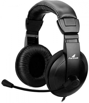 Fortrek HSL-102 – Fone Multimídia, P2 Plug, Preto