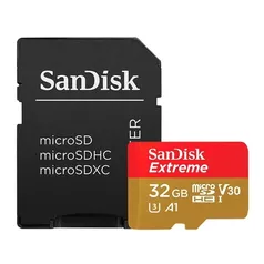 [AME R$ 34]Cartão de memória micro sd 32GB Extreme Sandisk