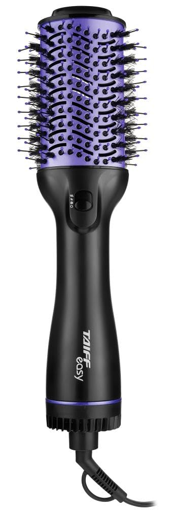 Escova Taiff Easy Oval, Secadora, Alisadora E Volumizadora, Lilás, 220V, Modelo: 560008IP