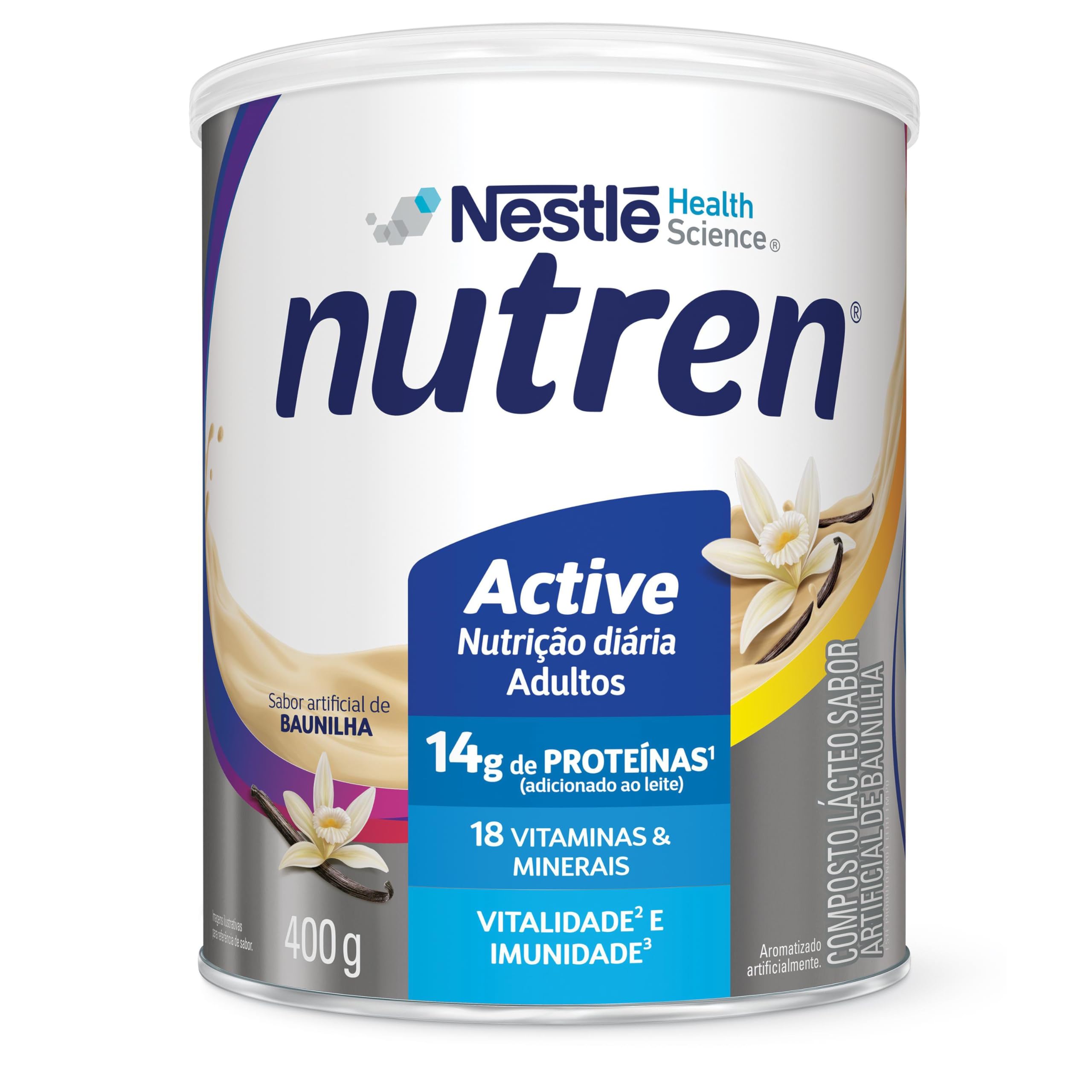 Nutren Suplemento Alimentar Active Baunilha 400g
