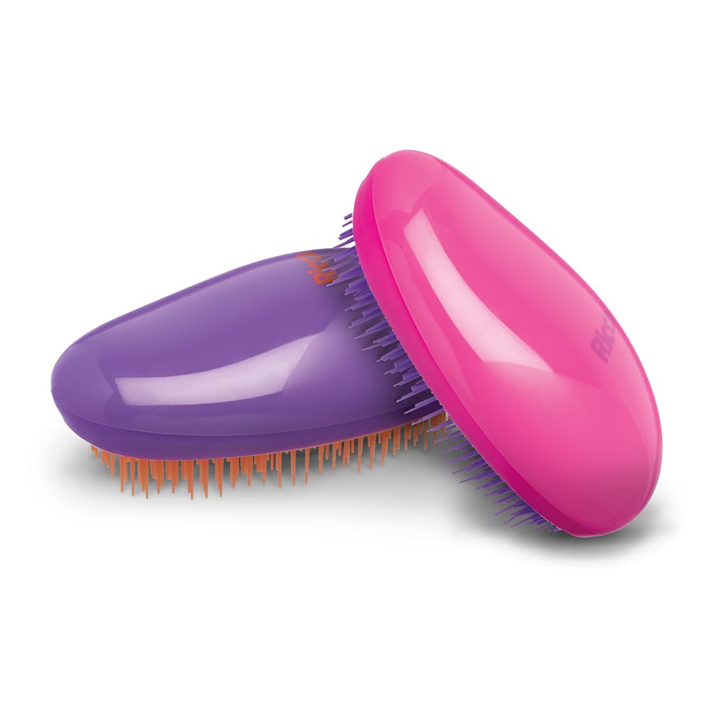 Escova Flex Hair, Ricca, Rosa/roxo