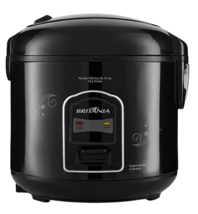 Panela Elétrica de Arroz Britânia PA5 Prime 5 Xícaras - Preta - 110V