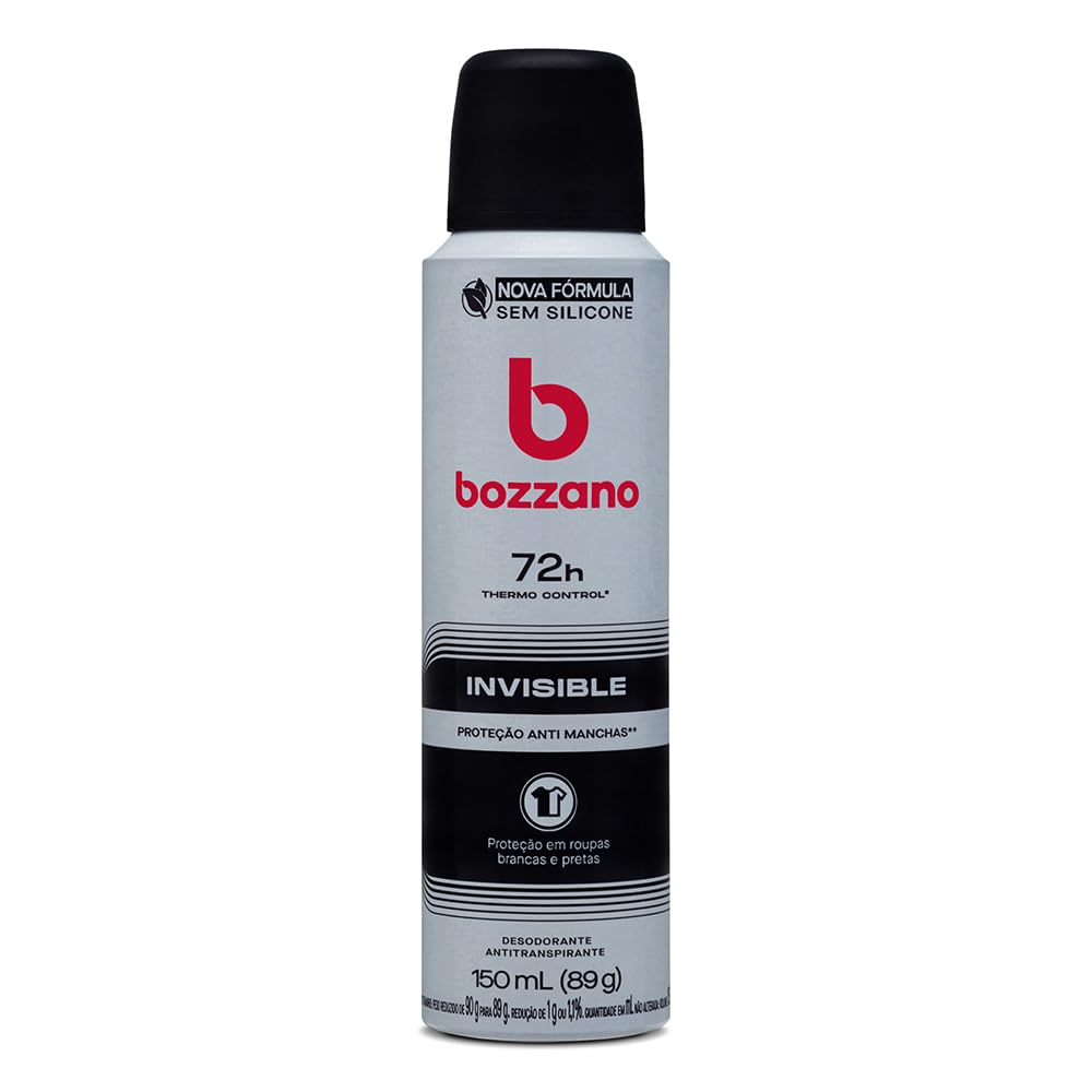 Desodorante Aerossol Invisível, Bozzano, Branco