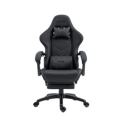 Cadeira Gamer KBM! GAMING Tempest CG500 Preta Com Almofadas, Descanso Para Pernas Retrátil, Reclinável - KGCG500PT