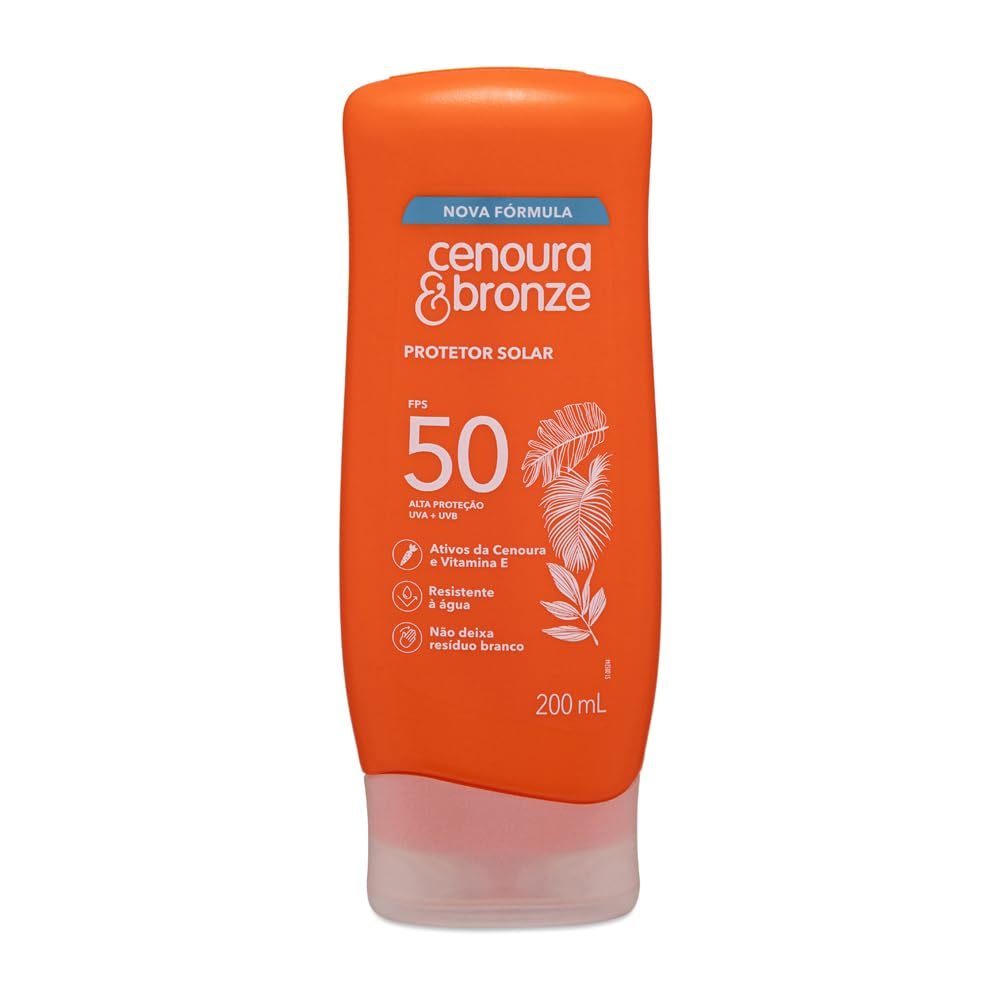 Protetor Solar FPS 50 Cenoura & Bronze 200ml