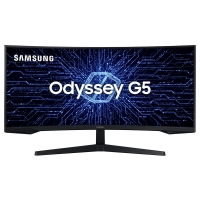 Monitor Gamer Samsung Odyssey G5, 34´ Curvo, 165Hz, 1ms - LC34G55TWWLXZD