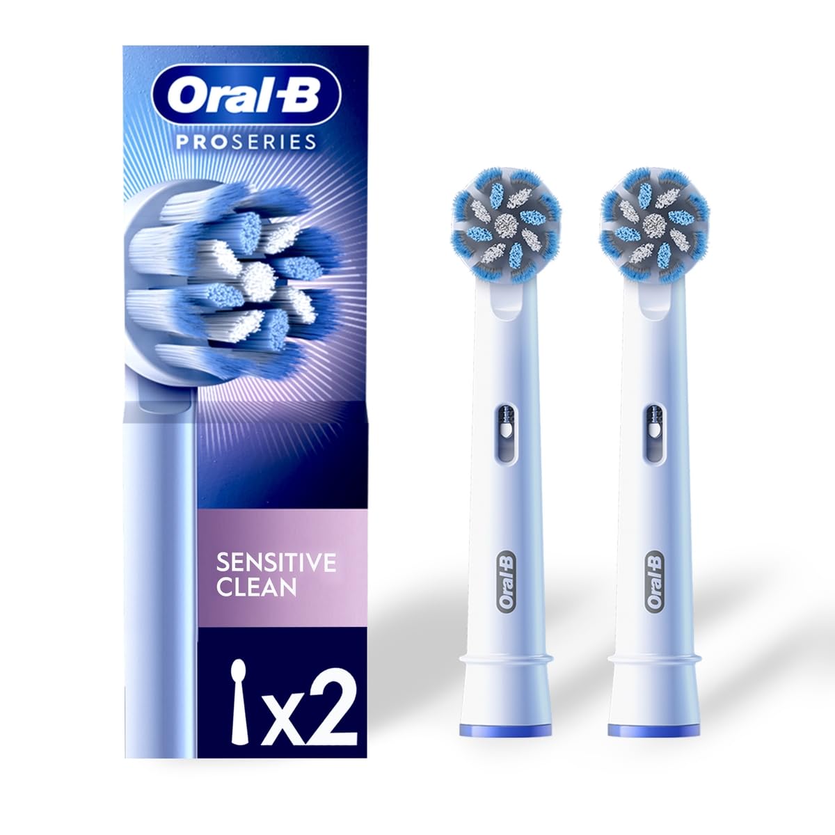 Oral-B Refil Para Escova De Dente Elétrica Pro Series Sensitive Clean, 2 Unidades