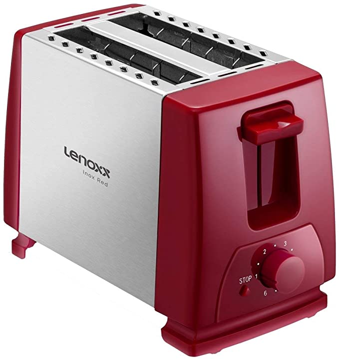 Torradeira Inox Red, 127v, Lenoxx, PTR203_127