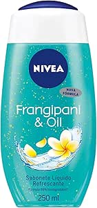 Nivea Sabonete Líquido Frangipani & Oil 250ml - Fragrância Da Flor Frangipani Com Pérolas De Óleo, Sensação De Pele Macia E Hidratada
