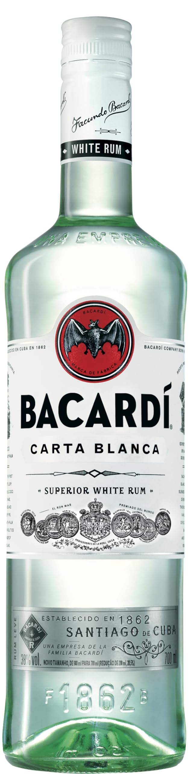 Rum Bacardi Carta Blanca 700ml