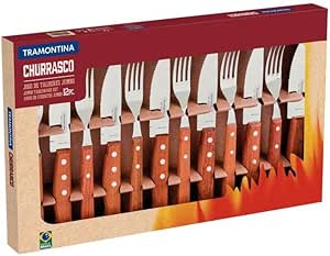 Jogo Churrasco Inox 12pc Dynamic
