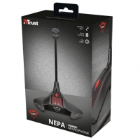 Microfone Gamer Flexível GXT 239 Nepa 3.5 mm - Twitch, YouTube, Conversação e Gravações de Voz