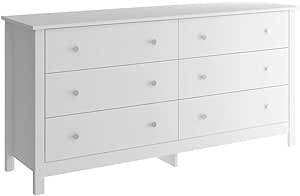 Cômoda Ditália 6 Gavetas Dm-221 Branco