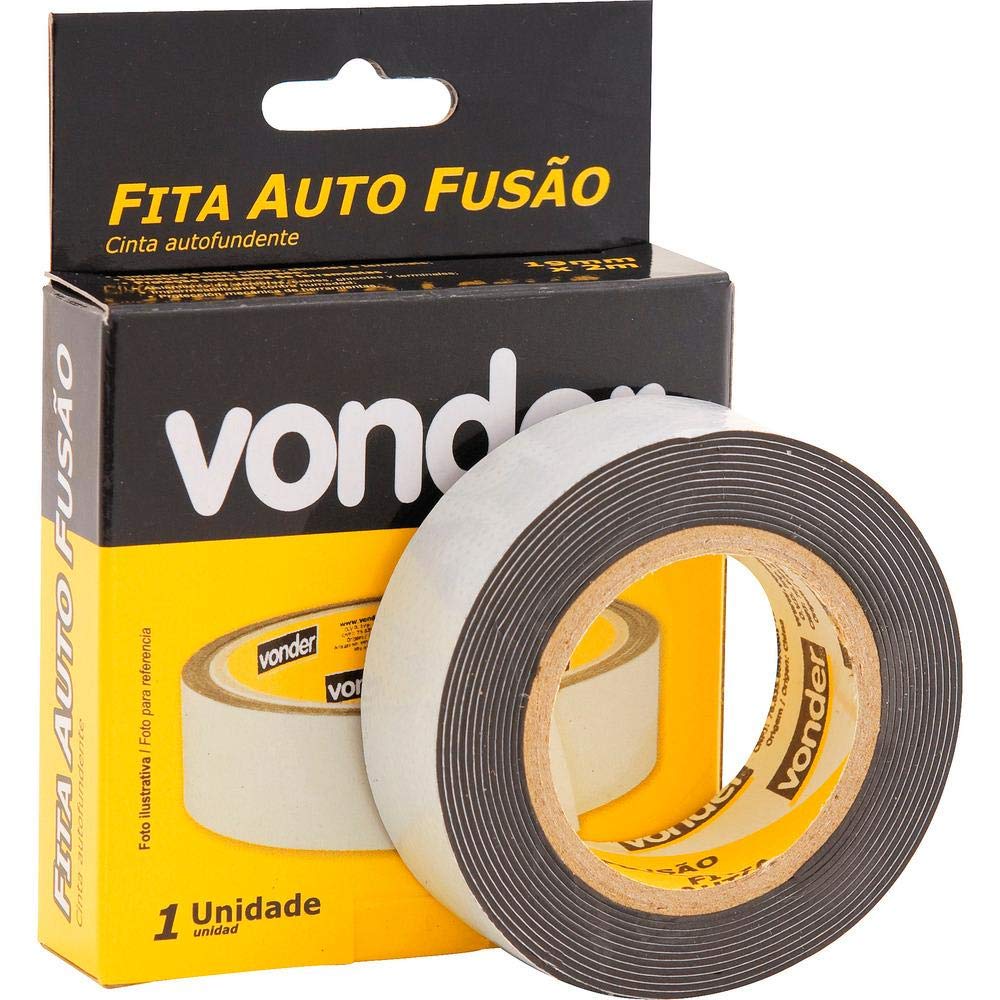 Fita Autofusão, 19 Mm X 2 M, Vonder.
