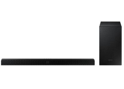 Soundbar Samsung HW-T555, 2.1 canais, Potência de 320W, Bluetooth, Subwoofer sem fio e DTS Virtual