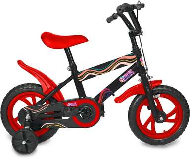 Bicicleta Infantil Aro 12 Conect Brinq Com Rodinhas De Apoio - Ideal Para Crianças