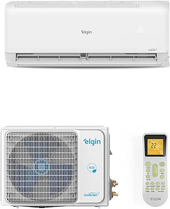 Ar Condicionado Split Hi Wall Eco Ii Inverter Connect Elgin 9.000 Btus Frio 220v R-32