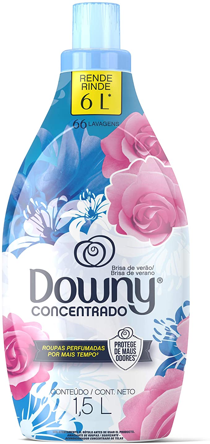 Amaciante Concentrado Downy Brisa de Verão, 1,5 L