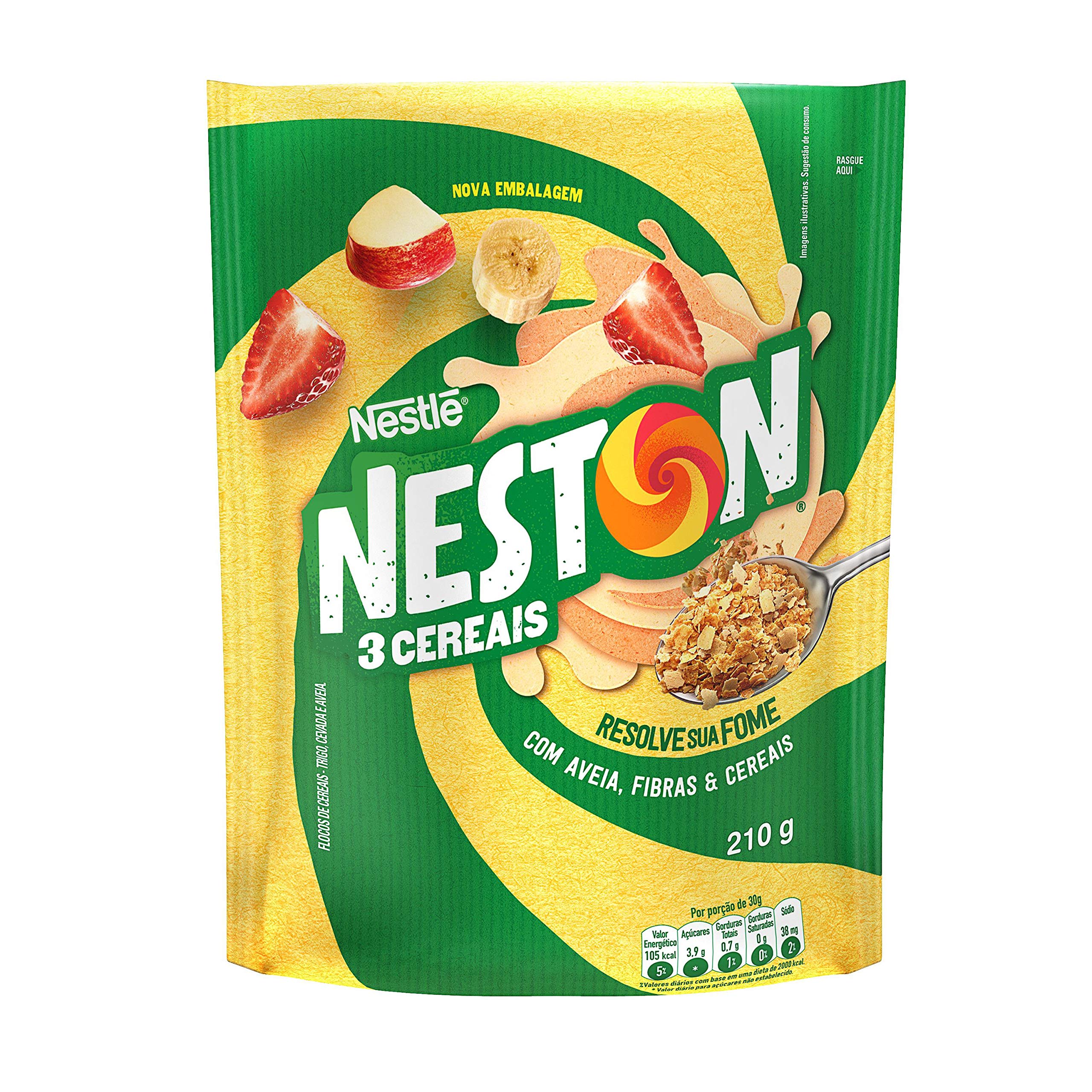Neston Cereal Infantil 3 Cereais 210G