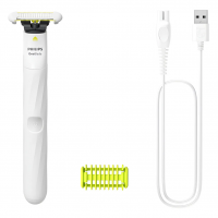 Aparador De Pelos Íntimo Philips OneBlade Intimate QP1924/10 À Prova D'água - Bivolt