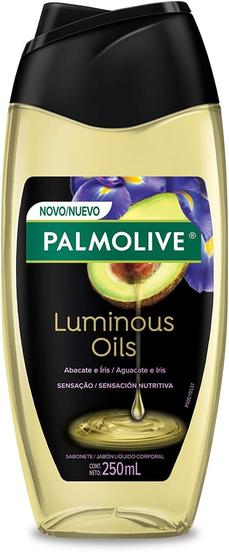 Palmolive Sabonete Líquido Para O Corpo Luminous Oils Sensação Refrescante 250Ml