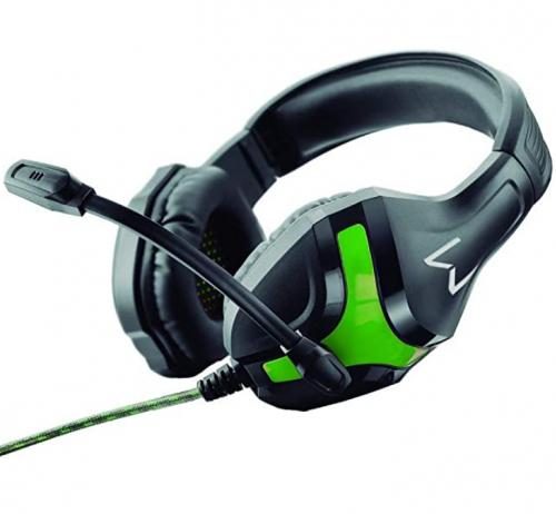 Headset Gamer Harve Warrior PH298 Preto/Verde