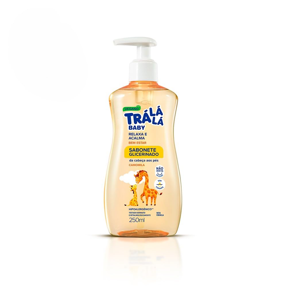 Sabonete Líquido da Cabeça aos Pés Trá Lá Lá Baby - Bem Estar (250ml)