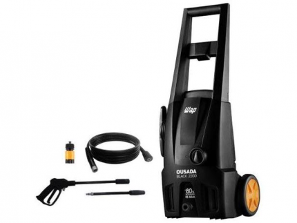 Lavadora de Alta Pressão Wap Ousada Black 2200 – 1750 Libras 1500W Mangueira 3m