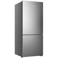 Geladeira Hisense Botton Rb-52w Frost Free Com Tecnologia Inverter, Portas Reversíveis E Painel Touch 397 L - Inox Look - 220v