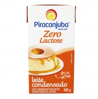 Leite Condensado Zero Lactose Piracanjuba 395g - 10 Unidades