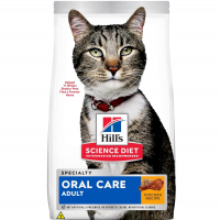 Ração Hill's Science Diet Saúde Dental Gatos Adultos Sabor Frango - 1.5kg