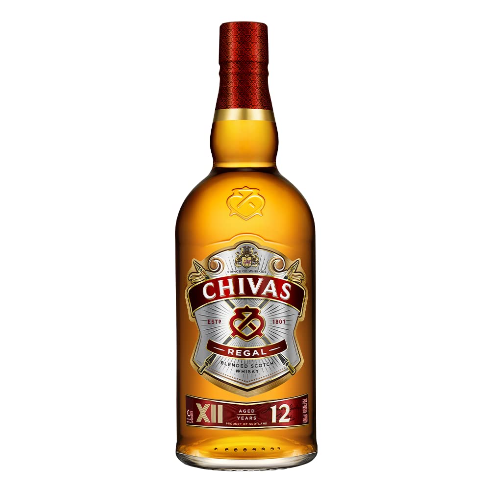 Whisky Chivas Regal 12 Anos Blended Escocês - 1 Litro