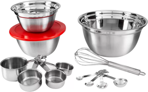 Conjunto de Utensílios Inox Brinox - Preparo Top Pratic 13 Peças