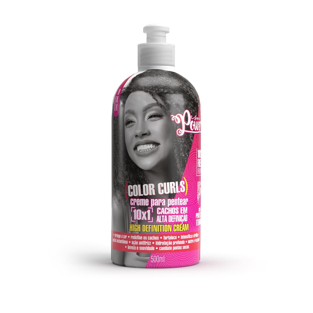 Creme para Pentear Soul Power Color Curls High Definition Cream - 500ml
