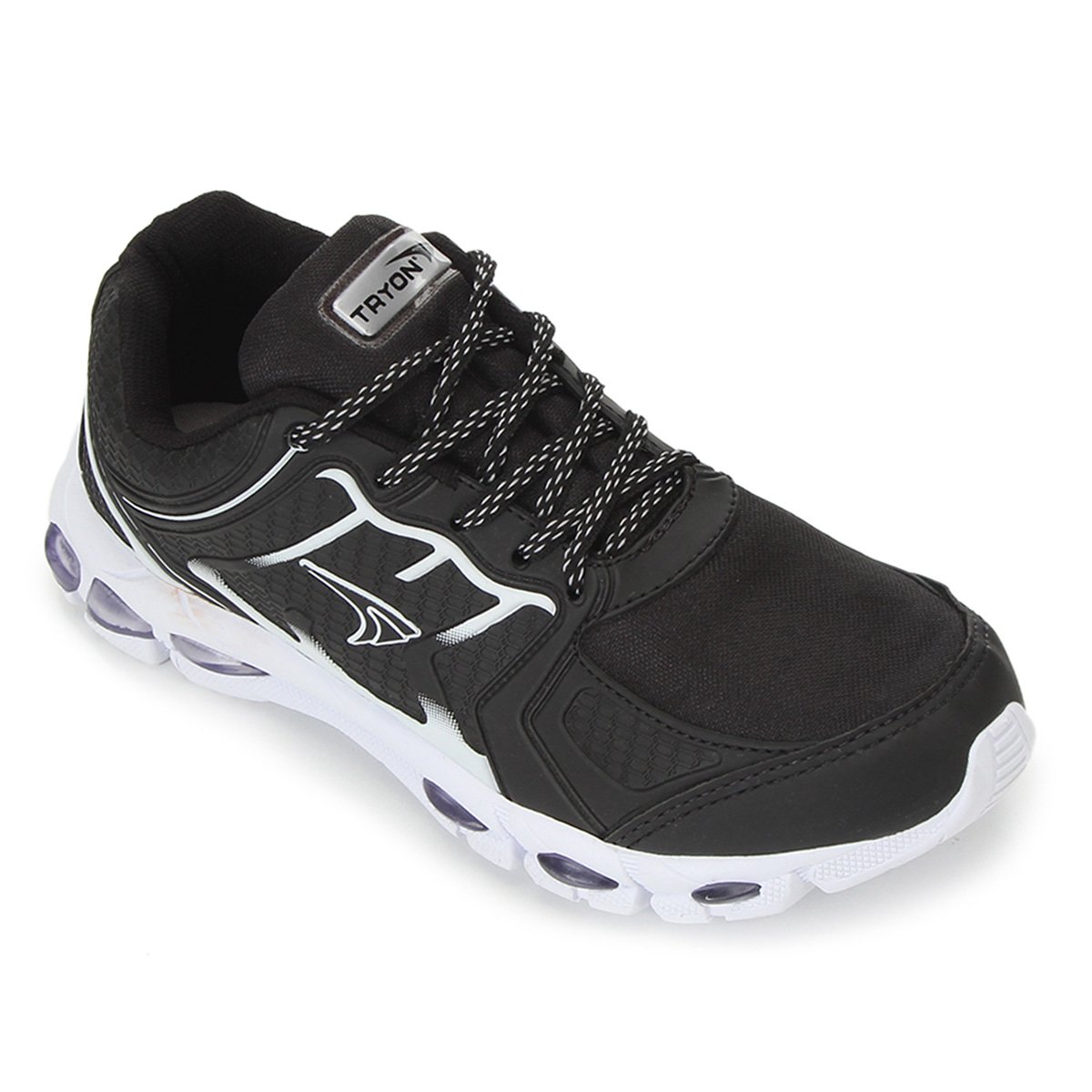 Tênis Tryon Tauri Feminino - Preto+Branco