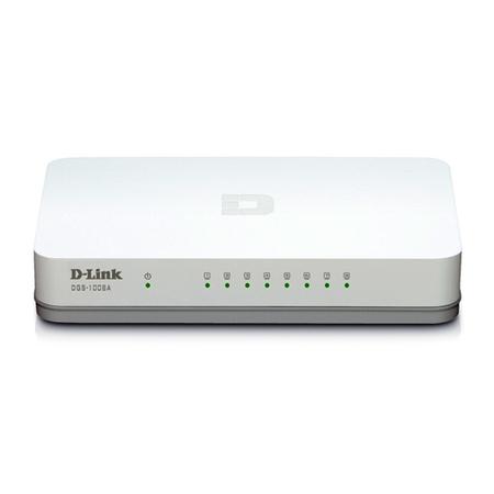 Switch DGS-1008A D-Link 10/100/1000Mbps Gigabit Ethernet com 8 portas